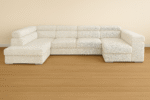 Colorado U-Bank – Beige Bouclé - Afbeelding 2
