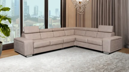 Ardel L-Hoekbank - Licht Taupe