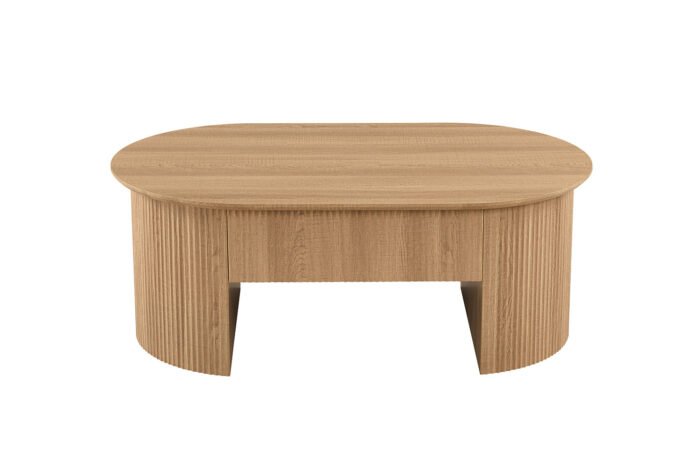 NEW - Salontafel 'Lagos' 120 cm Lift-top Decor Eik Naturel - Afbeelding 5